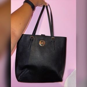 Michael Kors Black W/ Gold Accent Sinclair Tote